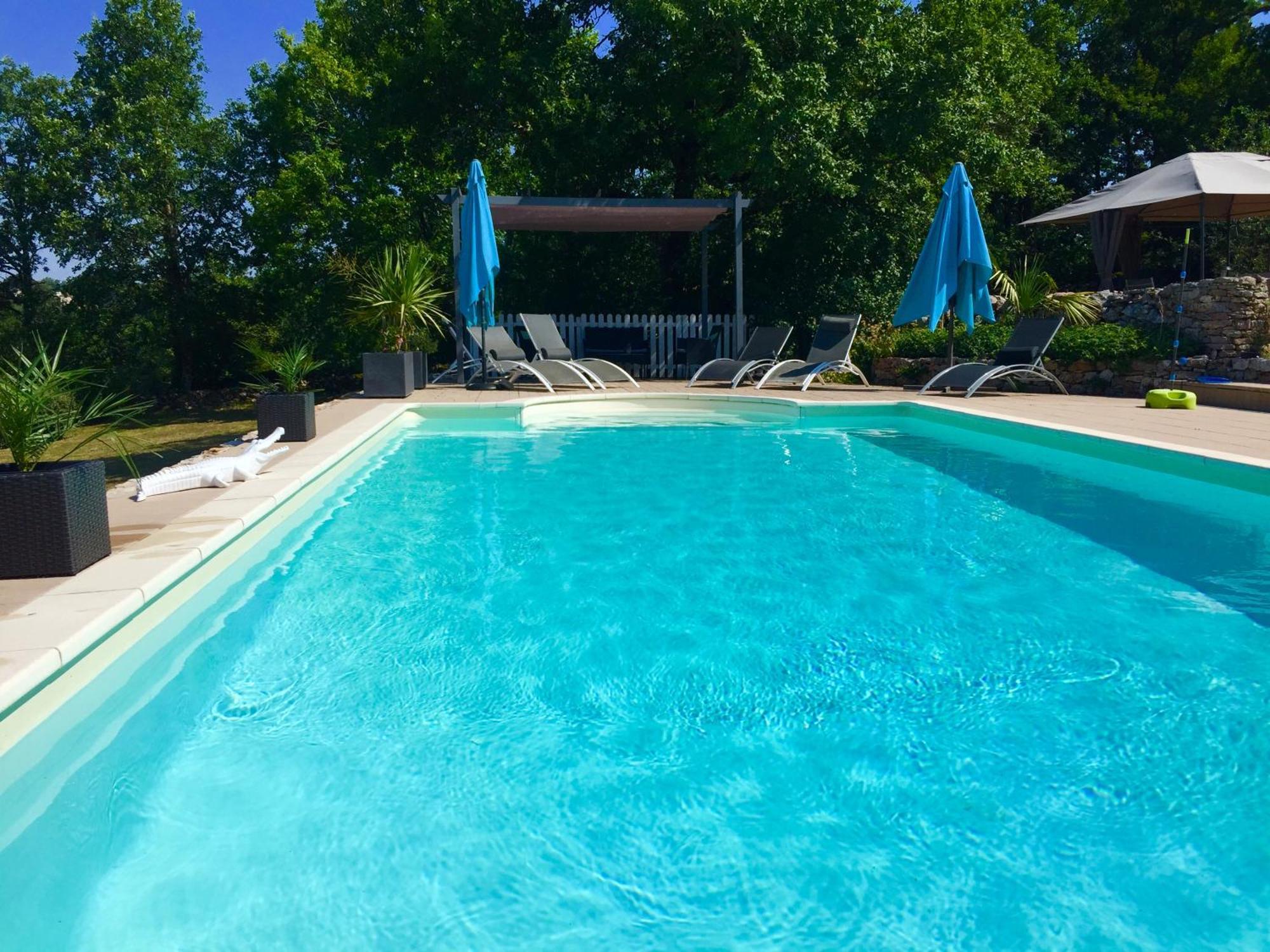 Maison De Campagne Avec Piscine Beduer Экстерьер фото